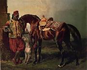 Arab or Arabic people and life. Orientalism oil paintings  429 unknow artist
